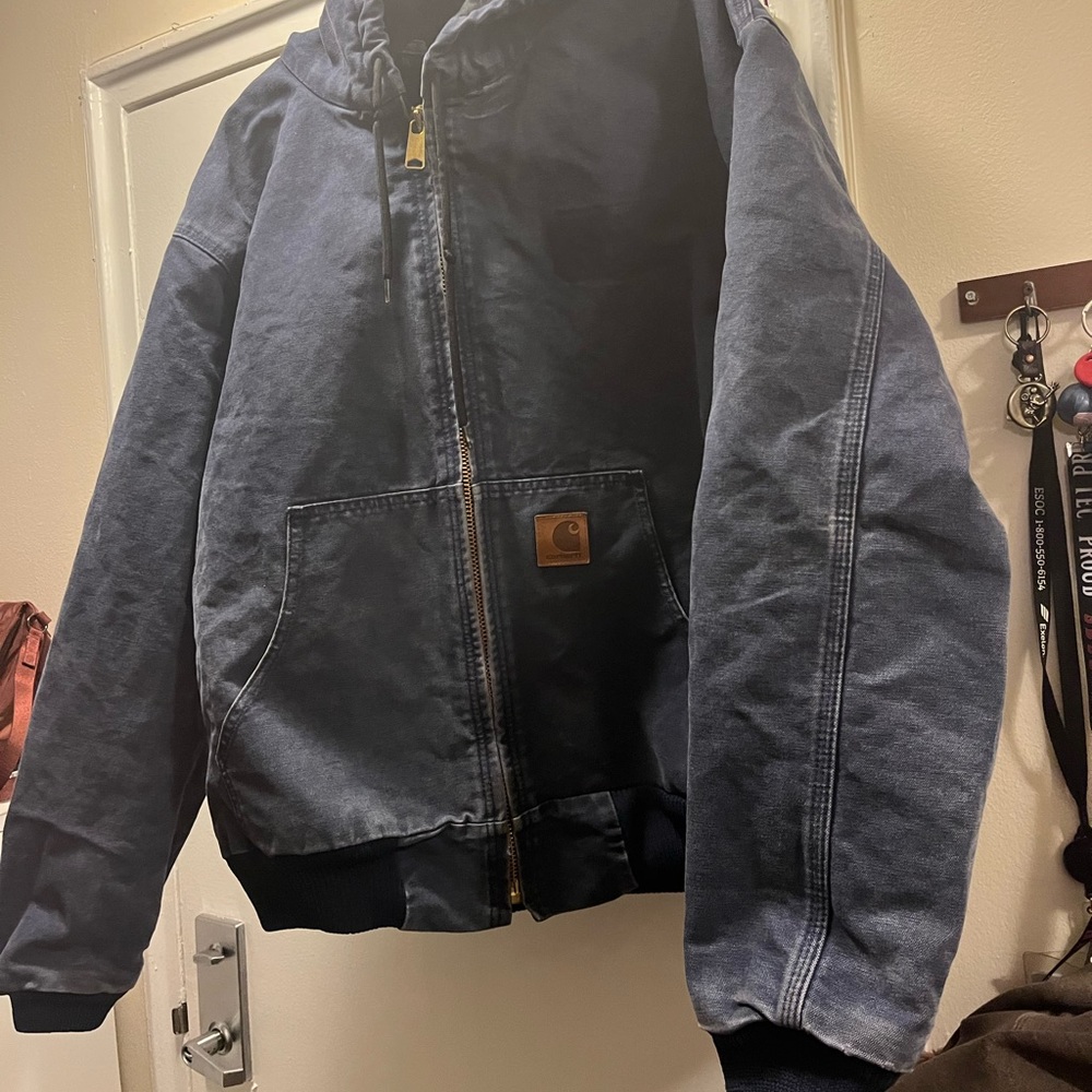 Carhartt vintage blue jacket
